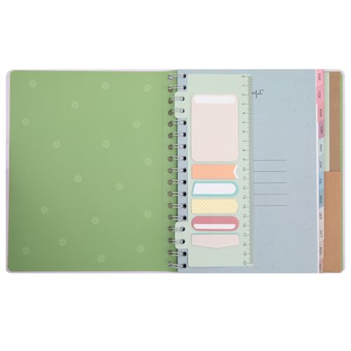 Mr. Wonderful - Agenda Office 2025 Settimanale - Tra mossa e spostata: la mia vita - Include 8 fogli di adesivi e blocco note adesivi con forme - immagine 5
