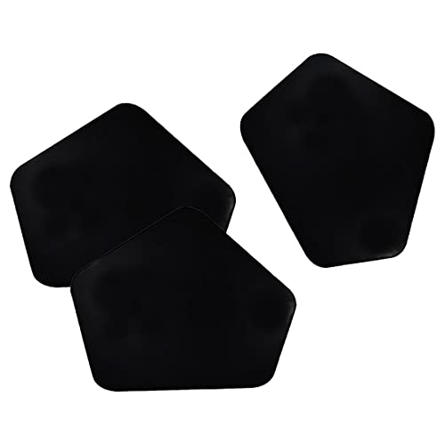 Image of YMS Designer Texture Painting Tool Spatula Special 3D Effect DIY for Wall Decor (Black, Pack of 3)