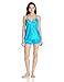 Cinema Etoile Women's Satin Spaghetti Strap Top and Boxer Pajama Set