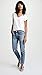 Velvet by Graham & Spencer womens Jillian V-neck Tee T Shirt, White, X-Small US