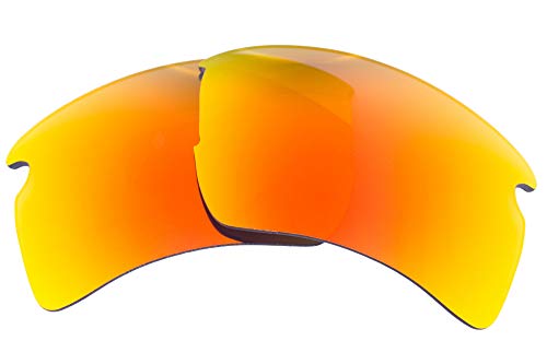 LenzFlip Oakley Flak 2.0 XL 交換レンズ 偏光 マルチオプション オークリー フラック 2.0 XL レンズフリップ (偏光グレーw/レッドミラー)