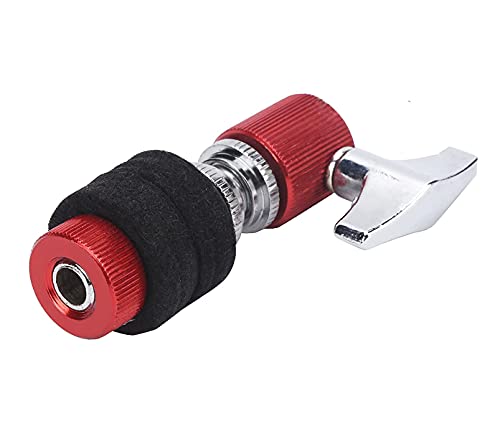 Jiayouy Jazz Drum Clutch Hi-Hat Cymbal Clutch For Standard Cymbal Jazz Drum Parts Accessories Red #TOP2