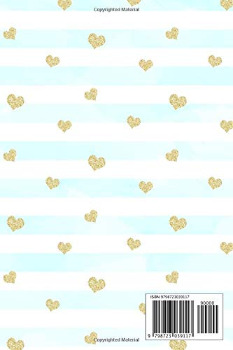 Best Mom Ever Notebook: Mother's Day Journal Lined Notebook with Gold Hearts | Journal Gift, Happy Mother's Day Notebook image 3