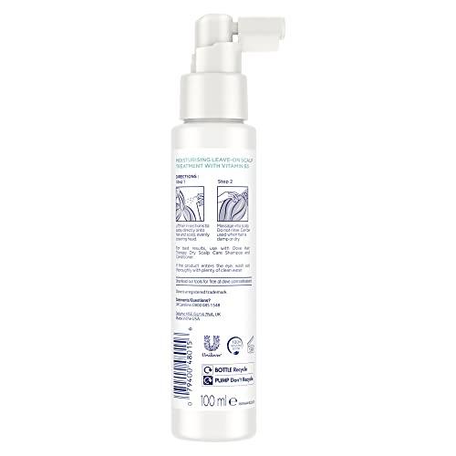 Dove Hair Therapy, Dry Scalp Care, Leave-on Scalp Treatment, 3.38 fl oz (100 ml) - image 3