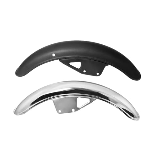 Guardabarros Suzuki GN125 de acero cromado con acabado espejo 2