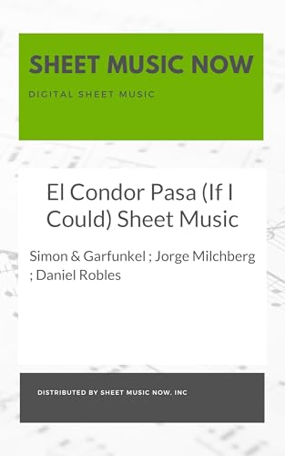 El Condor Pasa (If I Could) Sheet Music (English Edition)