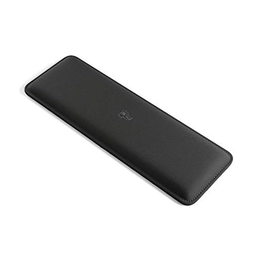 Glorious Gaming Wrist Pad/Rest - Compact - Stealth Edition - Mechanical Keyboards, Stitched Edges, Ergonomic | 12x4 inches | 0.7in/17mm Thick (GSW-75-STEALTH)