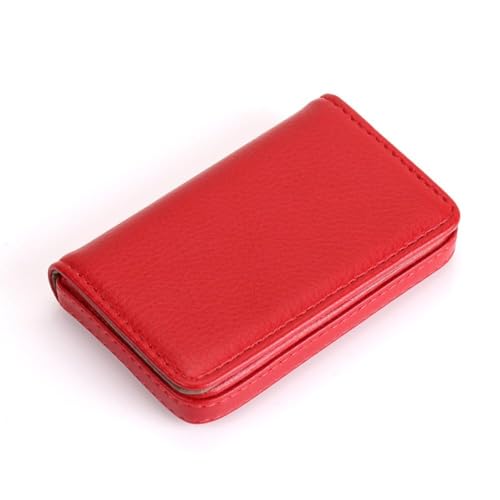 Women Men Business Card Holder PU Leather Wallet PU Leather Businessman Style Credit Ca4