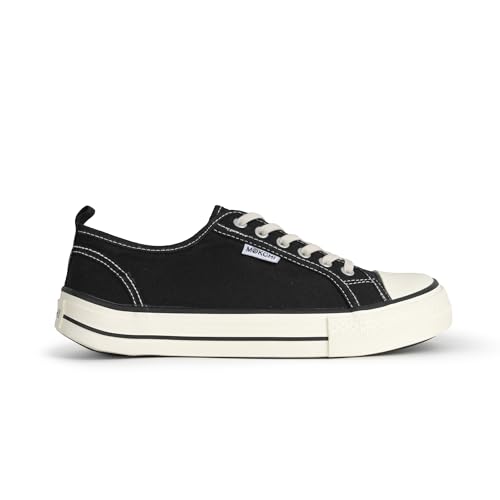 Miniatura 5 de Barefoot Moda Mujer Zapatillas Iniciación Uso Diario Calzado Respetuoso Transicion Toebox Flexible Negro, Sistema Tallas Calzado Eu, Adulto, Mujer, Números, Ancho, 39