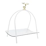Mikinona Exhibidor De Postres Para Fiestas y Celebraciones Soporte Decorativo Para Tartas y Frutas Para Bodas Cumpleaños y Showers