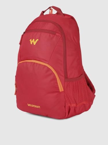 Image of Wildcraft Hopper 1 4 Compartment Laptop Backpack - Red (12152)