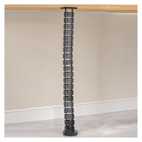 Under-Desk Cable Management Spine, Flexible Snake - Like Cables Duct for Office/Home/Study/Gaming Table, Commercial ABS Plastic Cord Hider(Black,100cm/39.4in) miniatura 1
