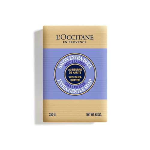 L'OCCITANE Shea Butter Extra Gentle Soap Scented | Palm Oil Free Vegan & 99% Readily Biodegradable Sustainable Beauty Body Wash for All Skin Types