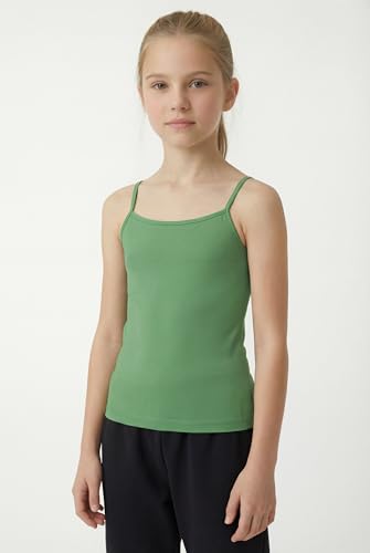 Image of Kurve Girl's Sleeveless Tank Top - Stretch Undershirts Cami Camisole, UV Protective Fabric, Rated UPF 50+ (Made in USA)