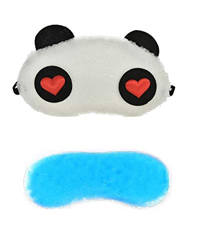 Image of Jenna Eye Mask Sleep Masks for Girls Blindfold for Women Eye Masks for Sleeping (Panda-Rh)