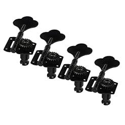FLFL Chevilles Cordes Guitare 4R Bass Open Engine Tuners Têtes De Machine À Régler des Piquets Noir pour La Basse… - Les Beatles, Paul McCartney, John Lennon, RIngo Starr, George Harrison FLFL Chevilles Cordes Guitare 4R Bass Open Engine Tuners Têtes De Machine À Régler des Piquets Noir pour La Basse… – Image 2