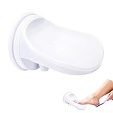 MEISO Poggiapiedi da Doccia con Ventosa, Poggiapiedi da Doccia per la Rasatura, Sgabello per Piedi a Parete, Pedana Bagno Antiscivolo Senza Fori, Supporto per Pedicure e Rasatura