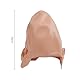 Namvo Spitz zulaufende Alien-Kegelköpfe-Cosplay-Maske, Kopfbedeckung, Halloween-Cosplay-Requisitenmaske, Glatzkopf-Perückenkappe, Horror-Kopfbedeckung für Halloween, Karneval, Kostümparty-Requisi