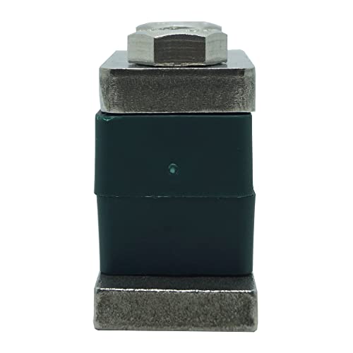 3/4" Outer Diameter Tube Size Stauff Heavy Series Hydraulic Polypropylene Pipe Clamp, With Stainless Steel Ss316 Top Base Plate & Metric Hex Bolts #TOP2