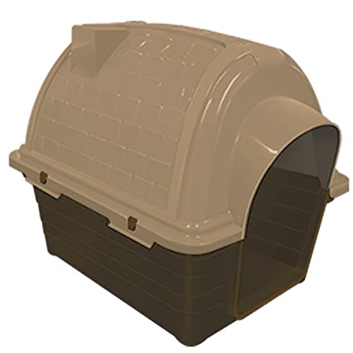 Casinha Plástico Furacão Pet Iglu Número 1 (Racas Pequenas) - Marrom (Export)