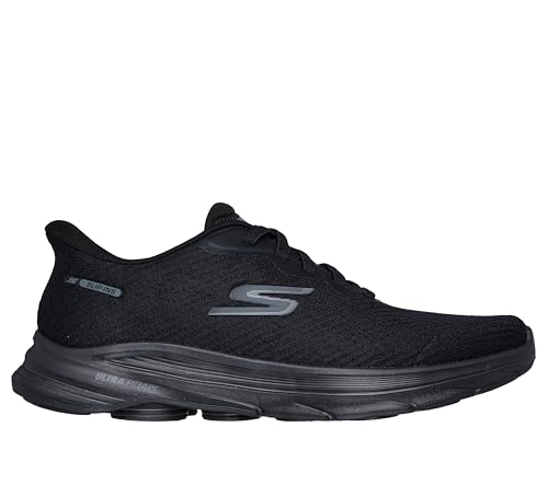 Skechers Go Walk 8 Pate, Scarpe da Ginnastica Uomo, Black Textile, 43.5 EU