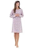 Mey Night Serie Zera Damen Nachthemden Lilac L(42)