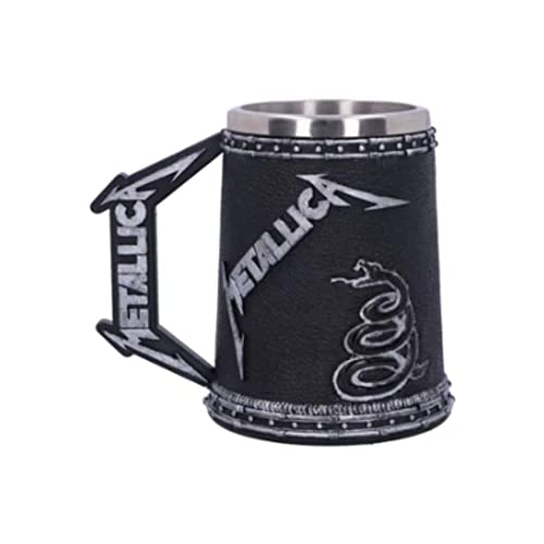 Metallica Beer Stein Tankard Stainless Steel Coffee Mug By Roil Brand (Metallica) #TOP4