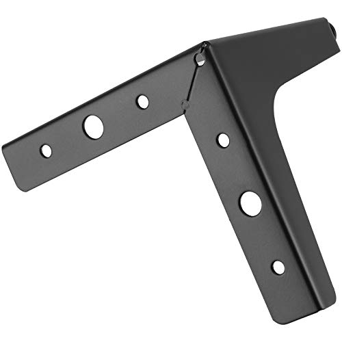 Zeonhak 12 Pcs 5 Inches Height Triangle Furniture Feet Chrome Polished, Triangle Cabinet Feet, Triangle Furniture Leg For Chair Table Cabinet Cupboard Sofa Couch Ottoman, Black #TOP5