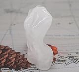 Poids : environ 40 g Buste de femme en pierres naturelles sculpté à la main - Statue en cristal - Décoration de chambre - Cadeau