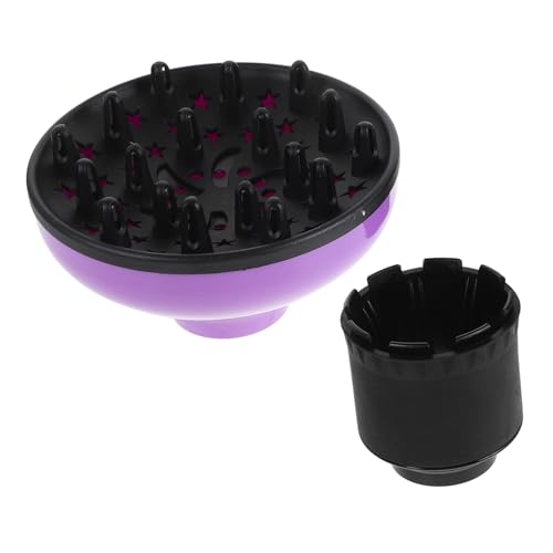 SOESFOUFU Hair Dryer Curly Hair Diffuser for Blow Dryer Easy to Attach Plastic Silicone Construction