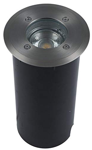 Preisvergleich Produktbild HEITRONIC Hochvolt Bodeneinbaustrahler BRANDENBURG eckig, GU10, max. 35W rund