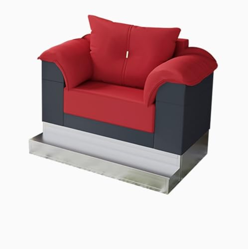 KIBONCY Juego Moderno de sillas for espectadores de Billar con Mesa Auxiliar, sofá de salón de Cuero PU for Sala de Juegos y área de recepción(K)