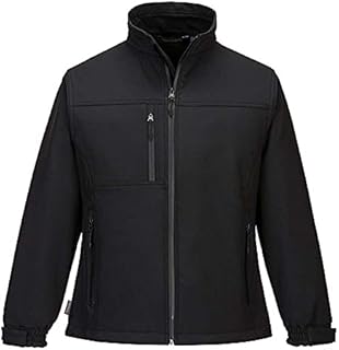 Portwest Charlotte Ladies Softshell (2L), Color: Black, Size: XSmall, TK41BKRXS