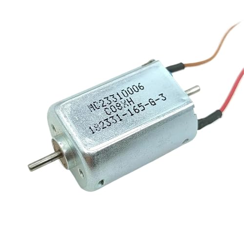Moteur électrique DC 6V 12V 24V micro moteur double arbre 2mm