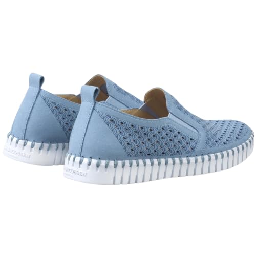 Image of Ilse Jacobsen HORNBAEK Women's Tulip Slip-On Flat | Elastic Side Panels | Lightweight Flexible Comfort.