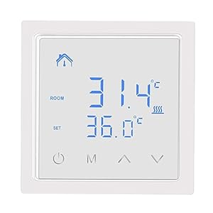 Weytoll Smart Thermostat 16A - Digitales Unterputz Raumthermostat Für Wasser Fußbodenheizung und Wandheizung - Temperaturregler Wandthermostat