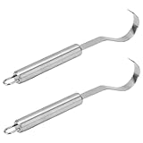 OHPHCALL 2pcs Stainless Steel Cheese Scraping Knives Planer for Cheese for Restaurants Parties