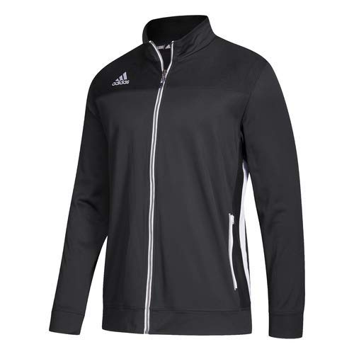 adidas Men's Adult Utility Jacket Full Zip Sport Climalite Sweatshirt (Black XL)