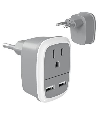 Bates- European Travel Plug Adapter, Adapter With Usb, European Plug Adapter, Us To Europe Plug Adapter, Converters And Adapters For Travel, Outlet Converter, Power Adapter Europe, Adapters For Europe #TOP26