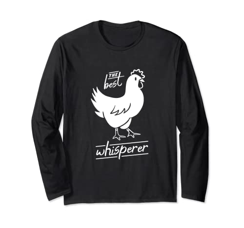 El mejor susurrador de pollo/amante de pollo fresco y propietario de granja Manga Larga