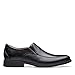 Clarks Men's Whiddon Step Loafer, Black Leather, 10.5