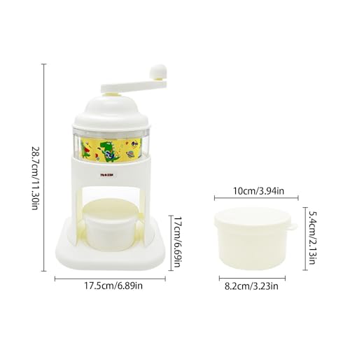 Broyeur à glace manuel compact pour éviter les blocs durs - 4