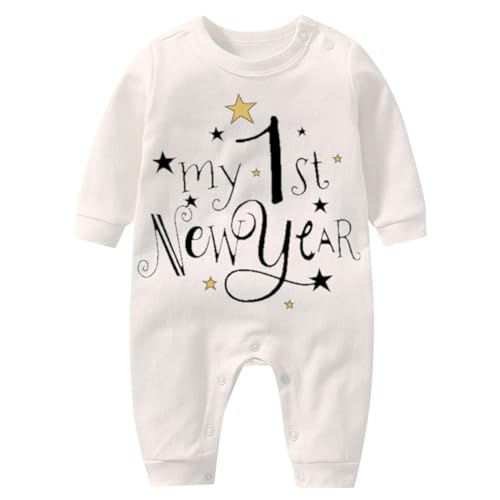 Newborn Outfit Girls Jumpsuits My First New Year Clothes Newborn Infant Baby Boy Girl New Year Outfits Romper Baby
