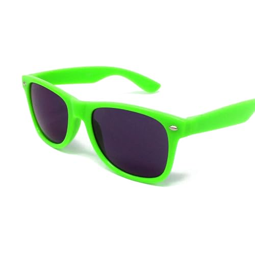 WS UK Adults Classic Sunglasses with UV400 Protection - Unisex (Green)