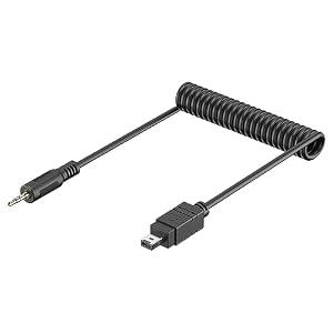 JJC Fernauslöser DC2 Kabel Anschlusskabel für Nikon Z7 Z7II Z6 Z6II Z6III Z5 Df D600 D610 D750 D7500 D7000 D5100 D3300 P7800 P1000 P1100 (Weitere Kompatibilitätskameras)