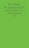  Kritische Essays, 3: Der entgegenkommende und der stumpfe Sinn