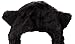 Simplicity ultifunction Animal Hats as Earmuffs, Scarf, Gloves, Black Cat,One Size