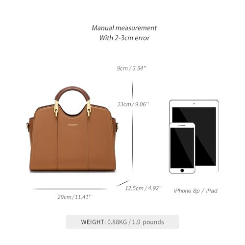 Satchel Bag for Women Fanshion Leather Ladies Top Handle Tote Shoulder Bag Purses and Handbags3