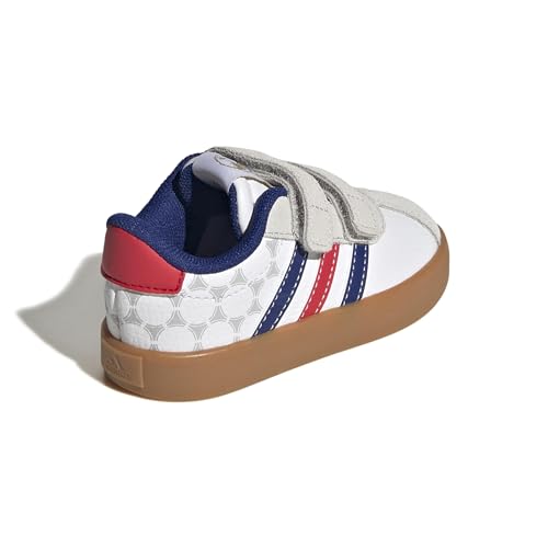 Image of adidas Boys Vl Court 3.0 Slip On Sneakers Shoes Casual - Pink, White