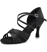 SWDZM Ballsaal-Tanzschuhe Für Damen & Herren – Geschlossene Zehen, Wildledersohle, 1,38″ Absatz, Atmungsaktiv – Für Salsa, Latein & Co.